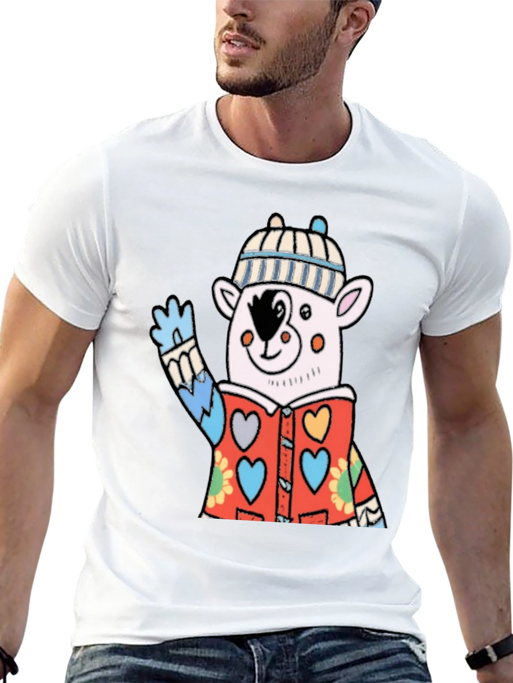 Whimsical Cartoon Character T-Shirt - Unique Design