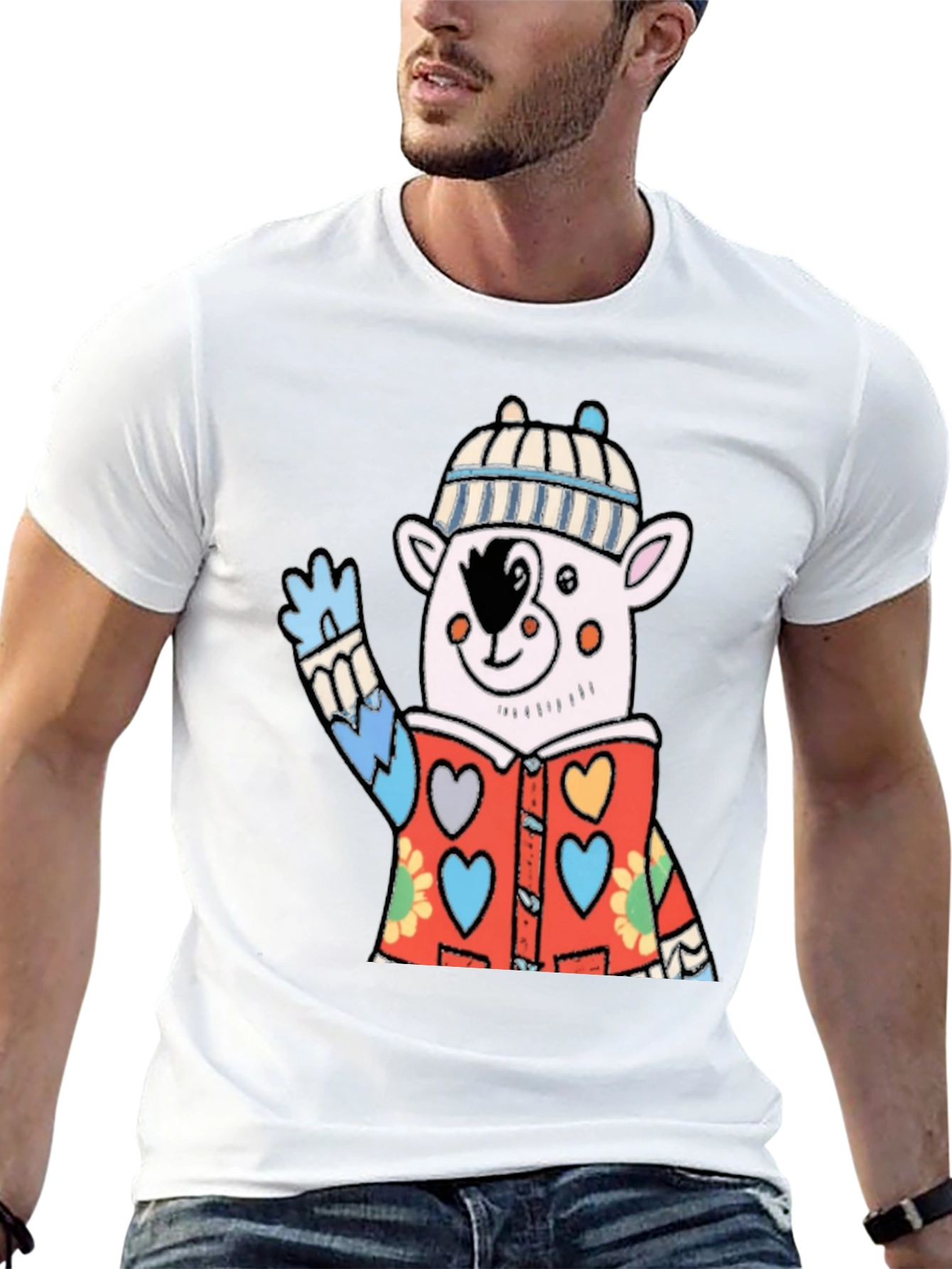 Whimsical Cartoon Character T-Shirt - Unique Design