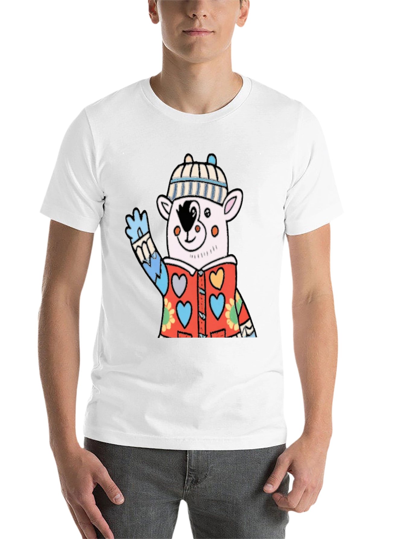 Whimsical Cartoon Character T-Shirt - Unique Design