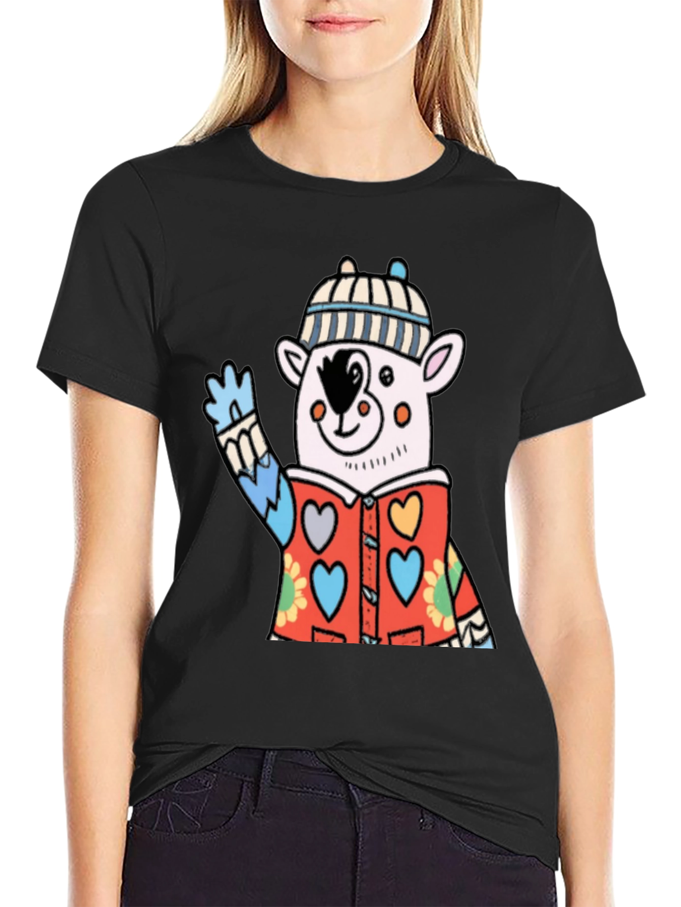 Whimsical Cartoon Character T-Shirt - Unique Design