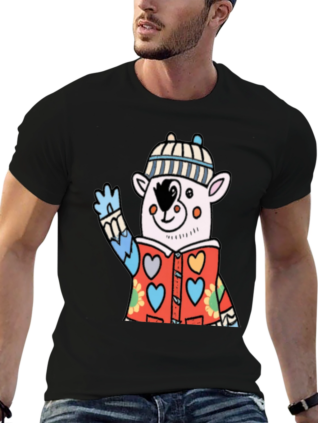 Whimsical Cartoon Character T-Shirt - Unique Design