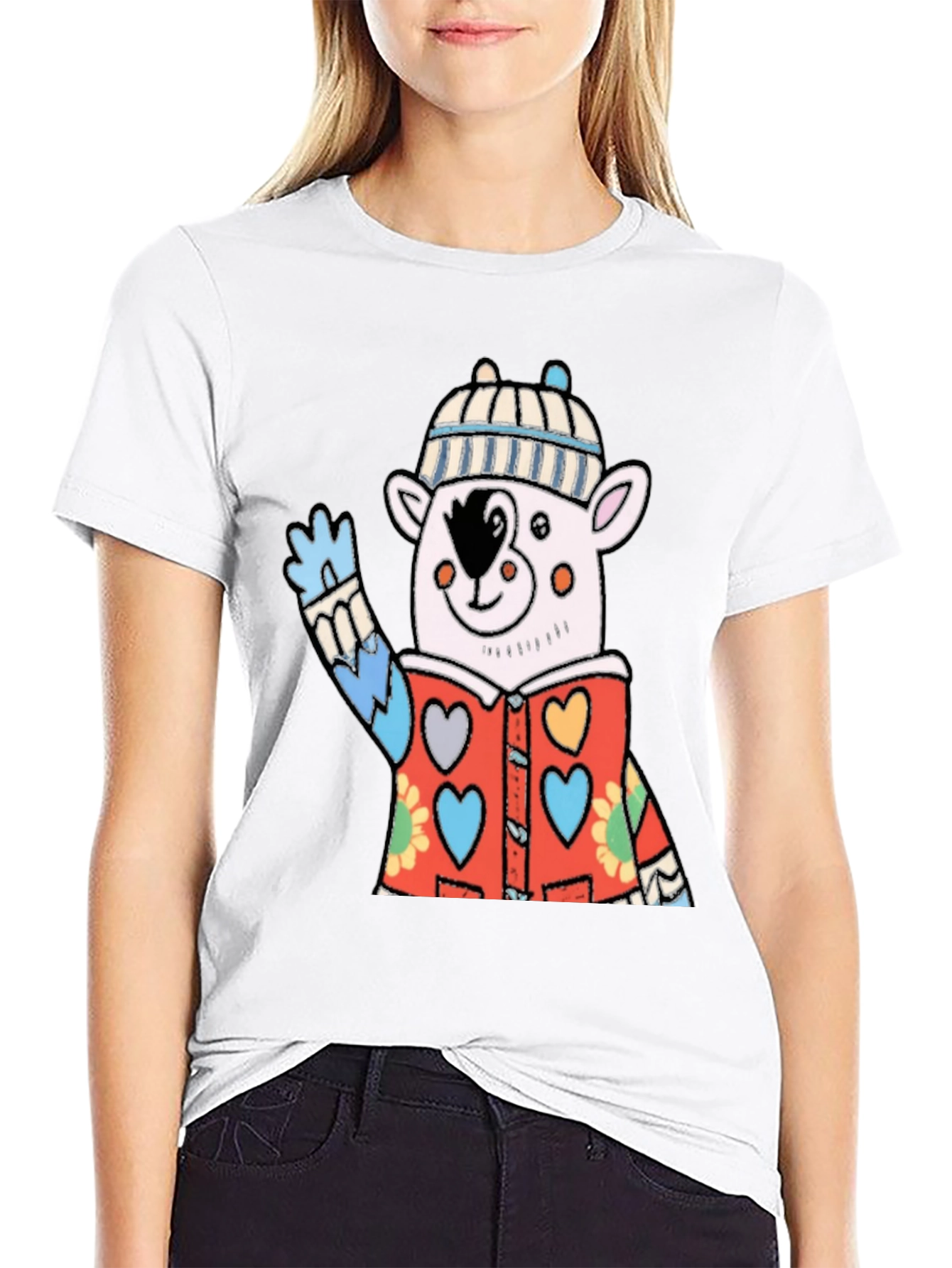 Whimsical Cartoon Character T-Shirt - Unique Design