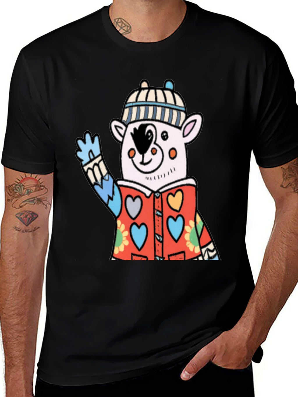 Whimsical Cartoon Character T-Shirt - Unique Design