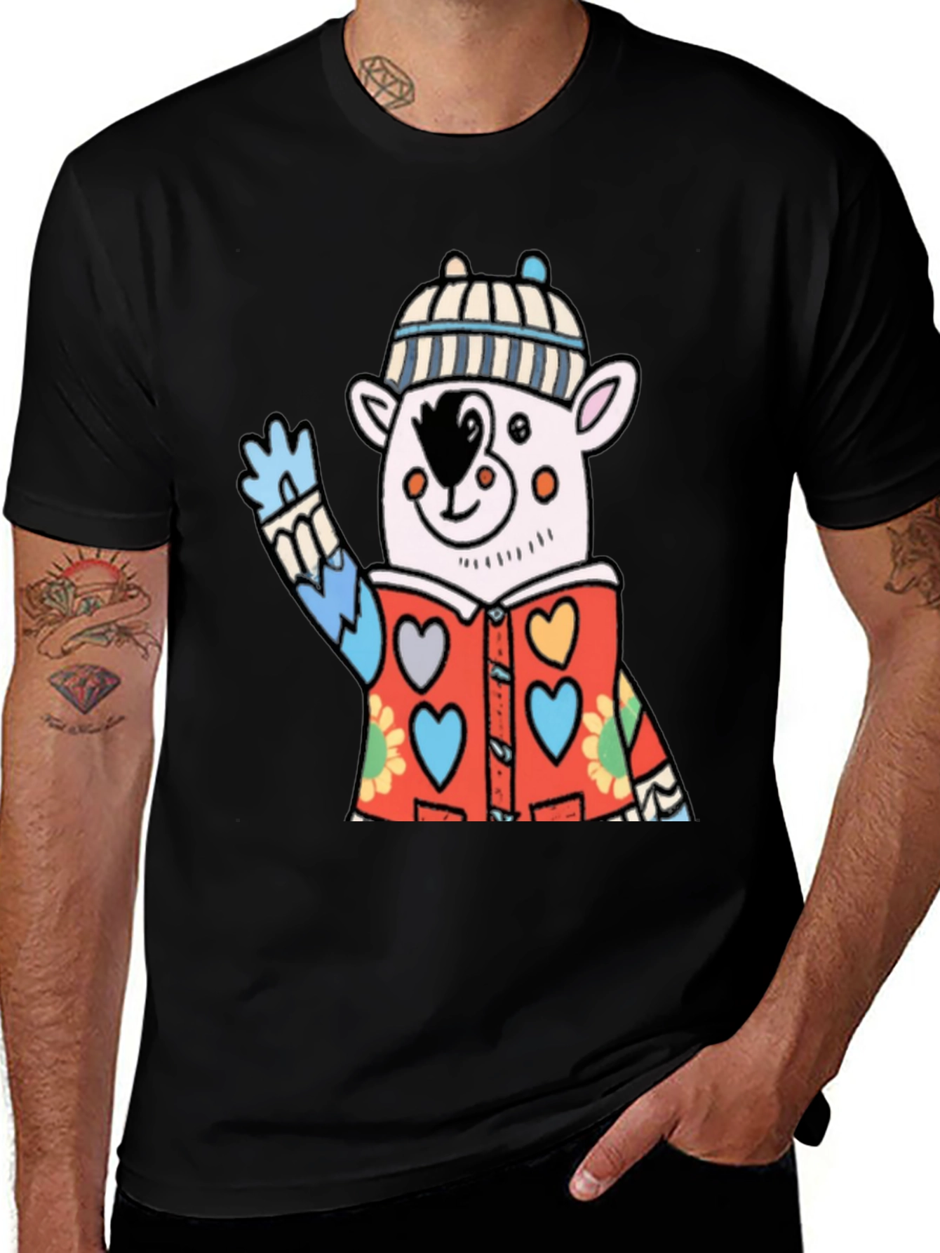Whimsical Cartoon Character T-Shirt - Unique Design