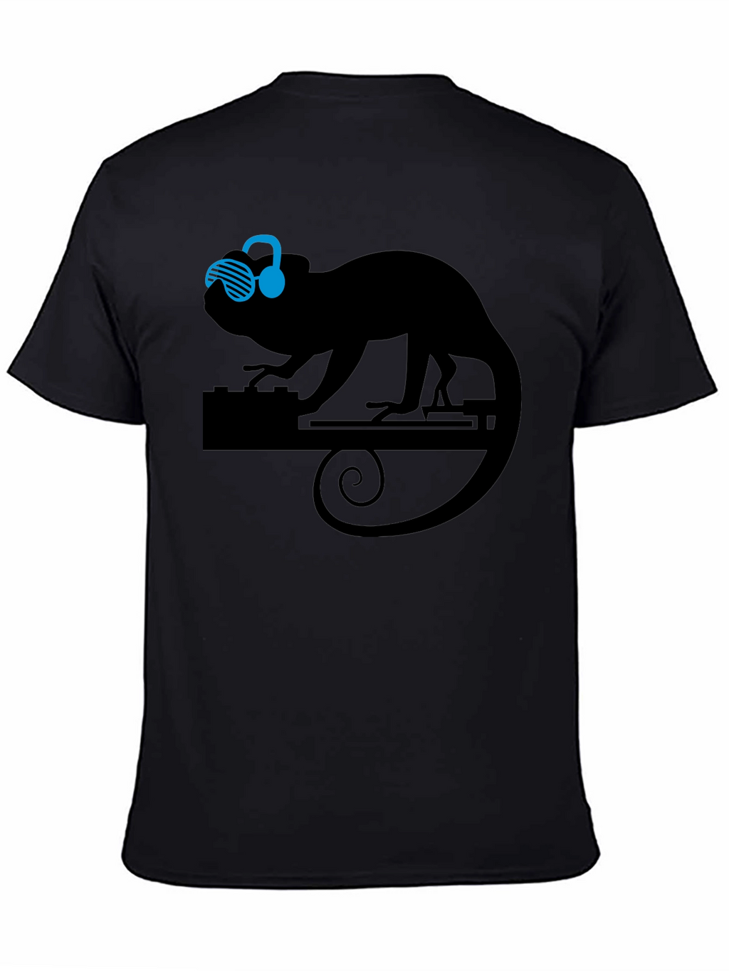 DJ Chameleon Graphic Tee - Cool Animal Lover T-Shirt