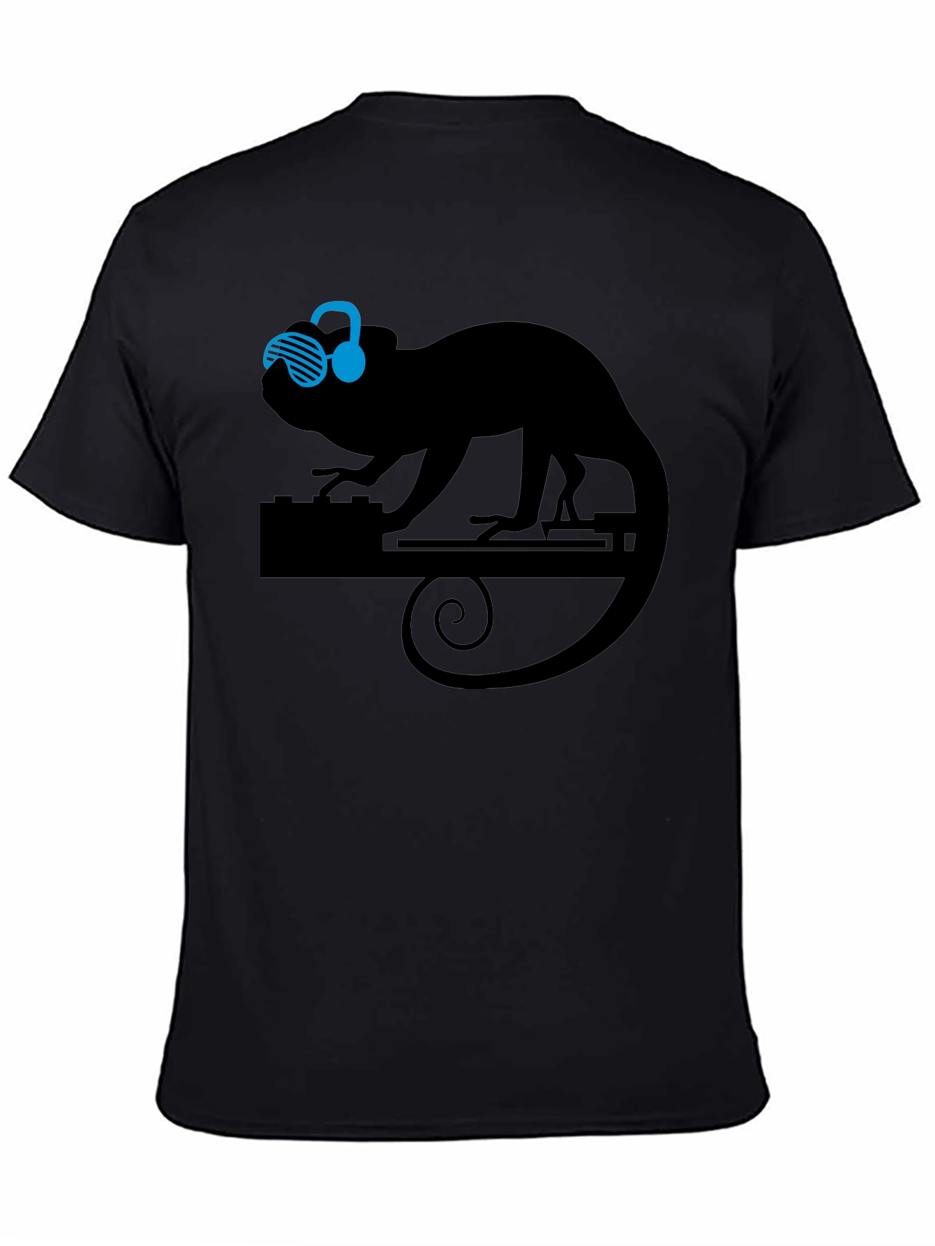 DJ Chameleon Graphic Tee - Cool Animal Lover T-Shirt