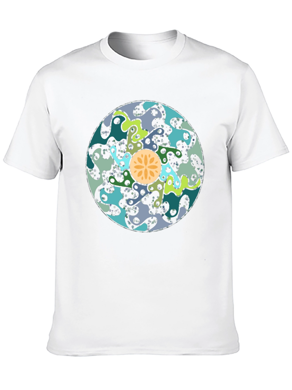 Abstract Art T-Shirt - Stylish Black Cotton Tee