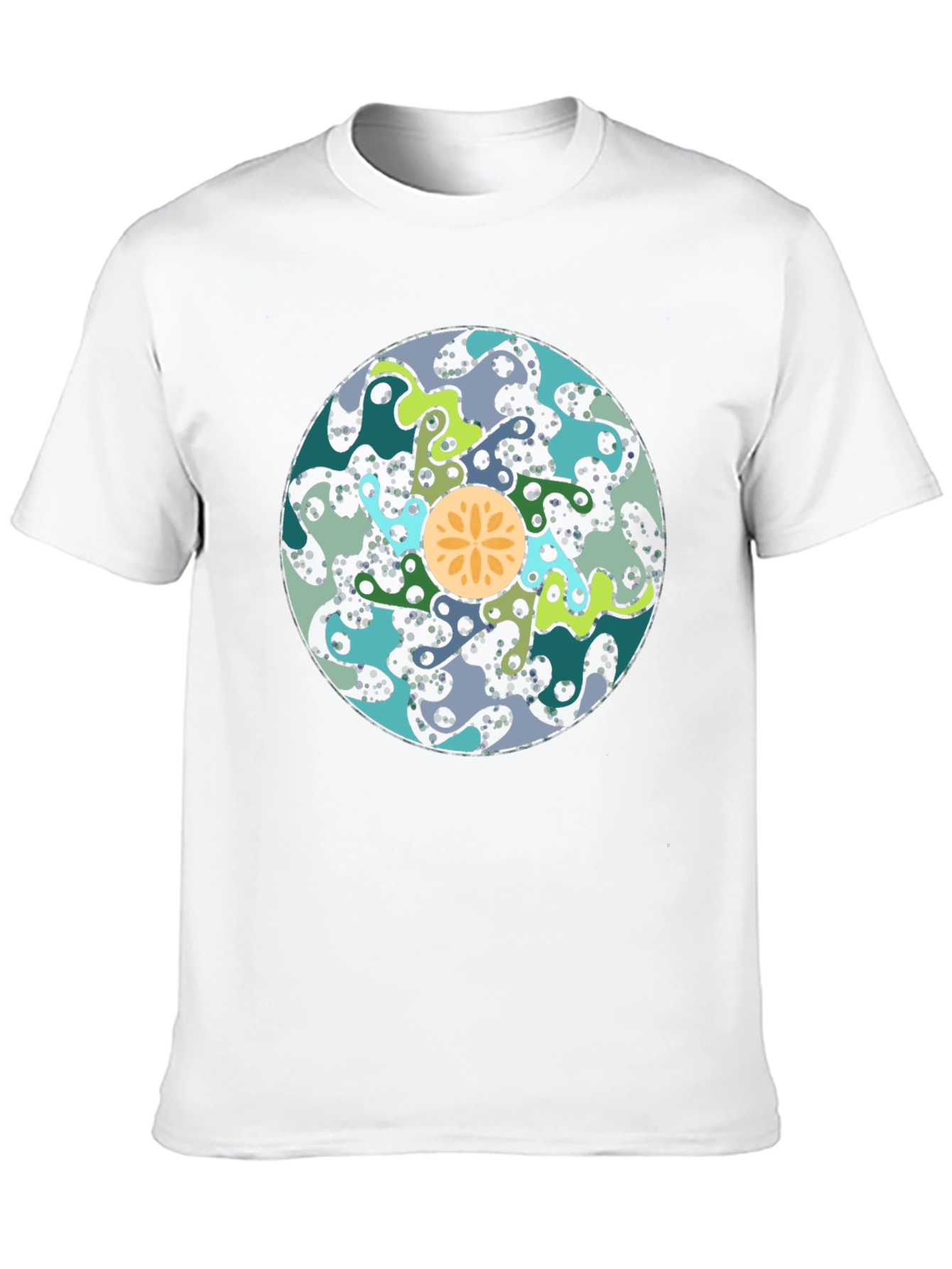 Abstract Art T-Shirt - Stylish Black Cotton Tee