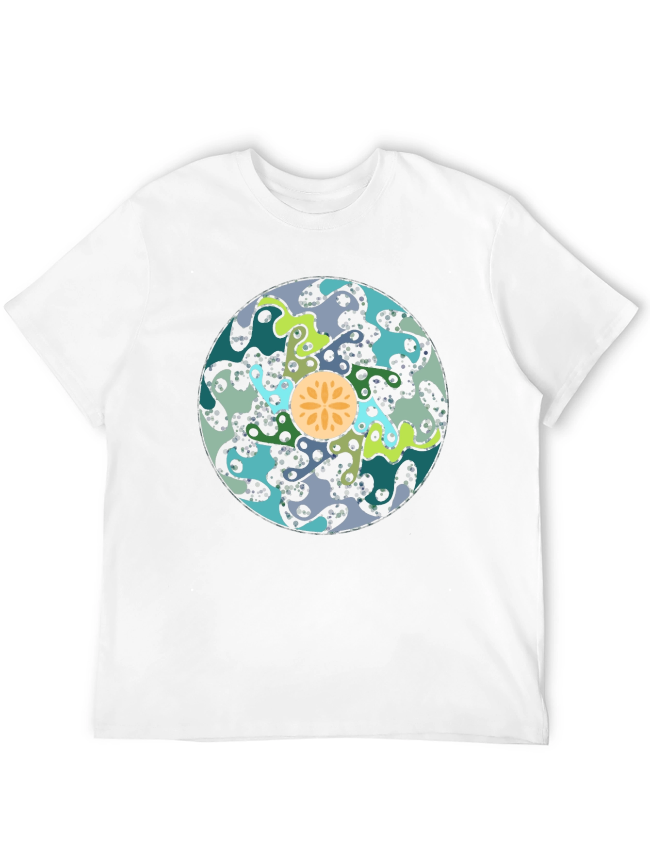 Abstract Art T-Shirt - Stylish Black Cotton Tee