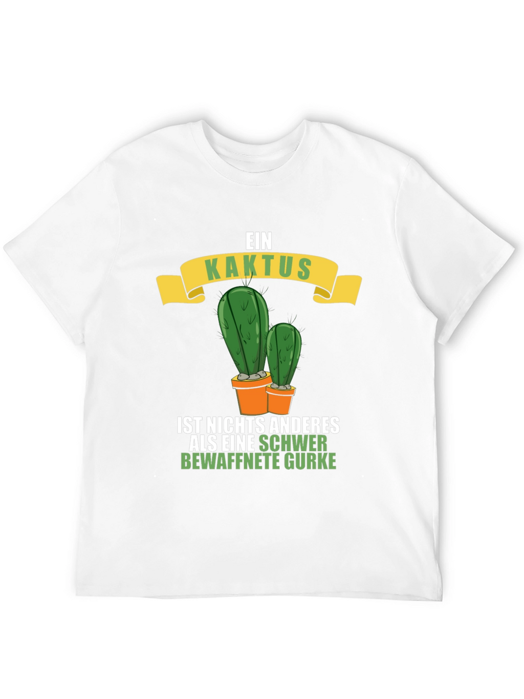Ein Kaktus T-Shirt - Armed Cucumber Tee