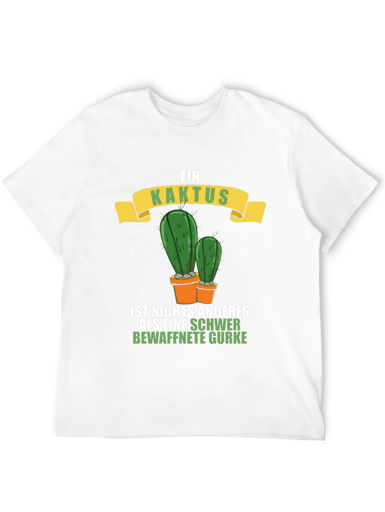 Ein Kaktus T-Shirt - Armed Cucumber Tee