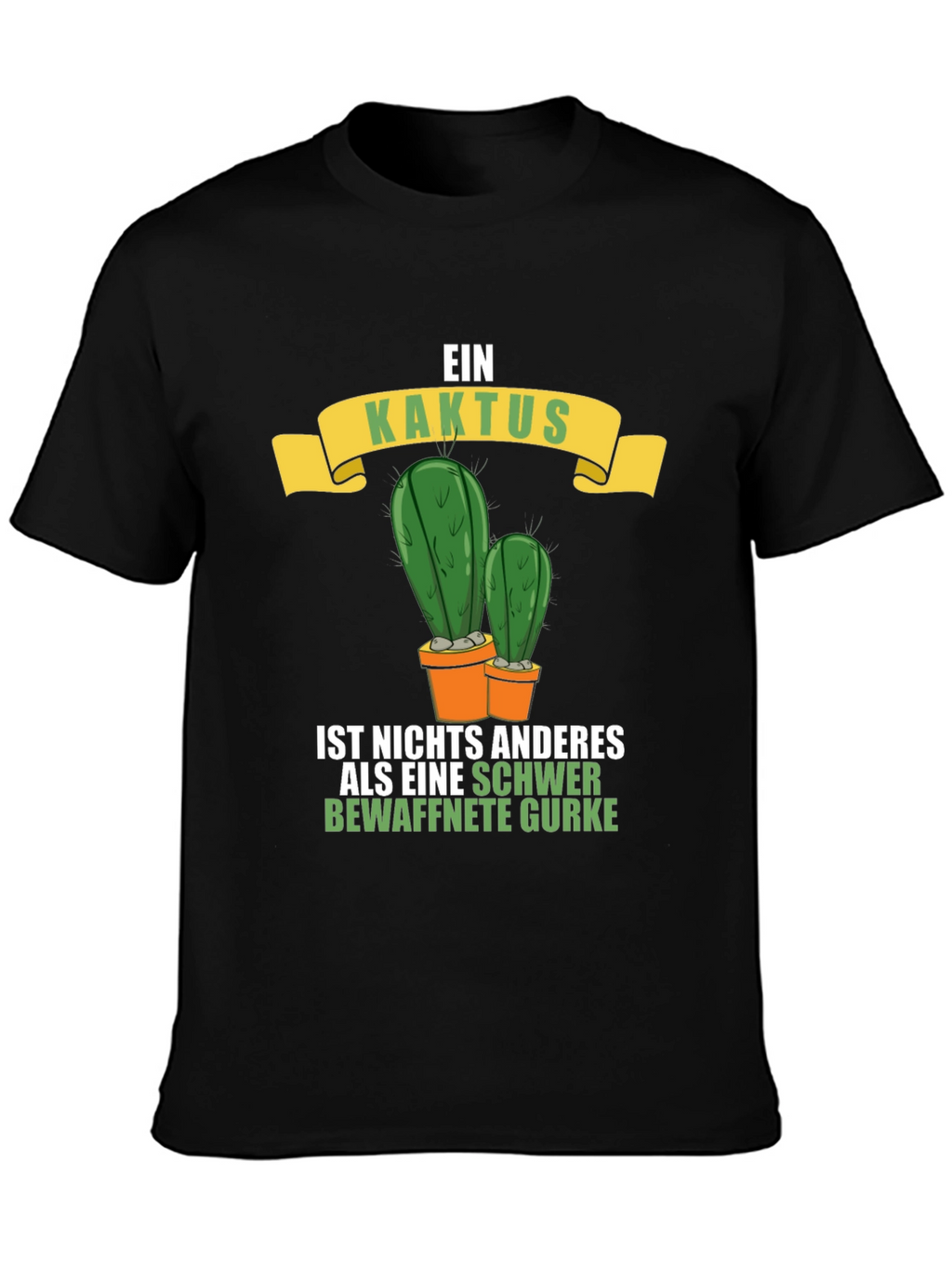 Ein Kaktus T-Shirt - Armed Cucumber Tee