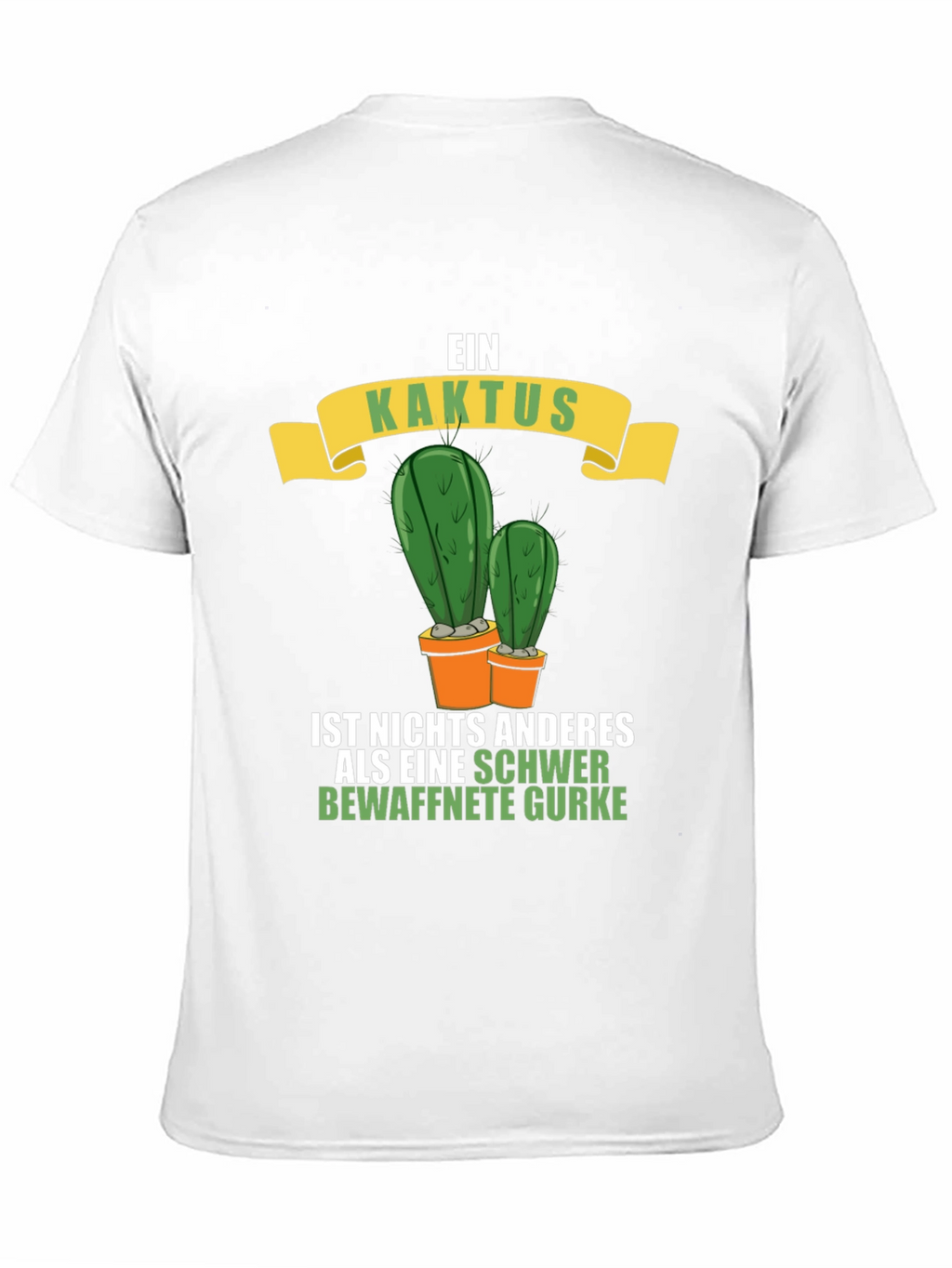 Ein Kaktus T-Shirt - Armed Cucumber Tee