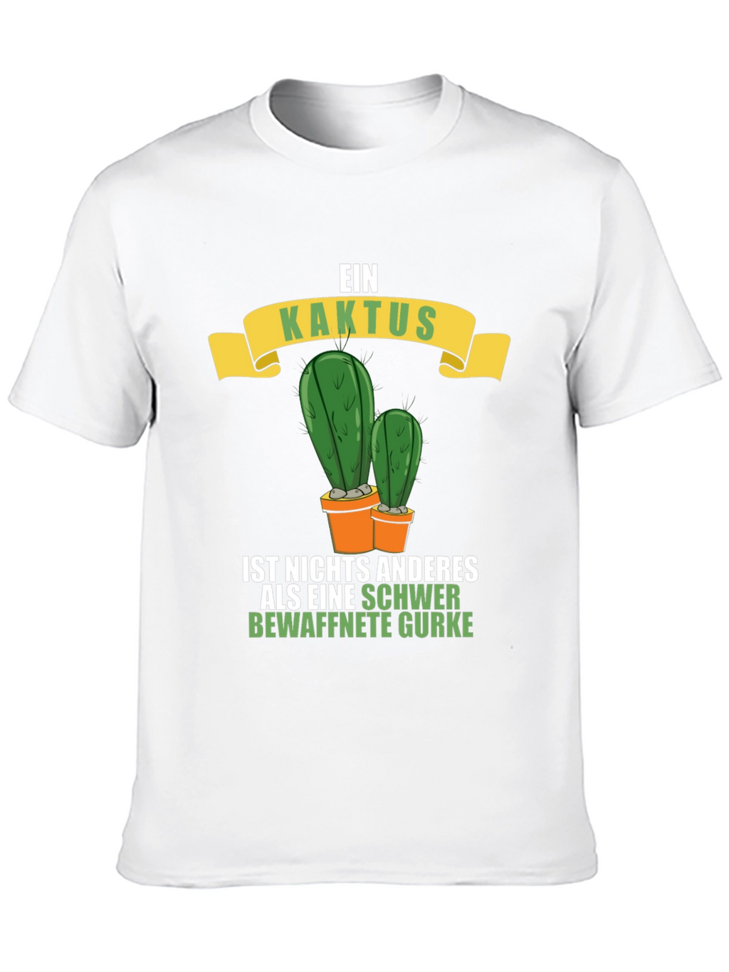 Ein Kaktus T-Shirt - Armed Cucumber Tee