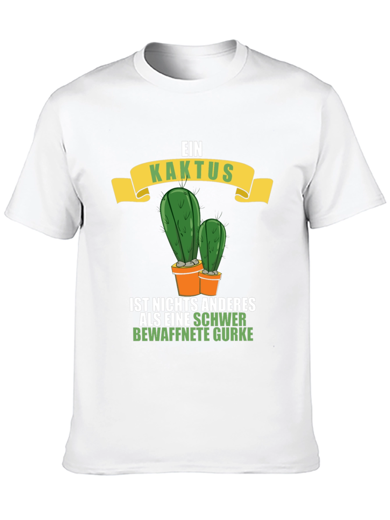 Ein Kaktus T-Shirt - Armed Cucumber Tee