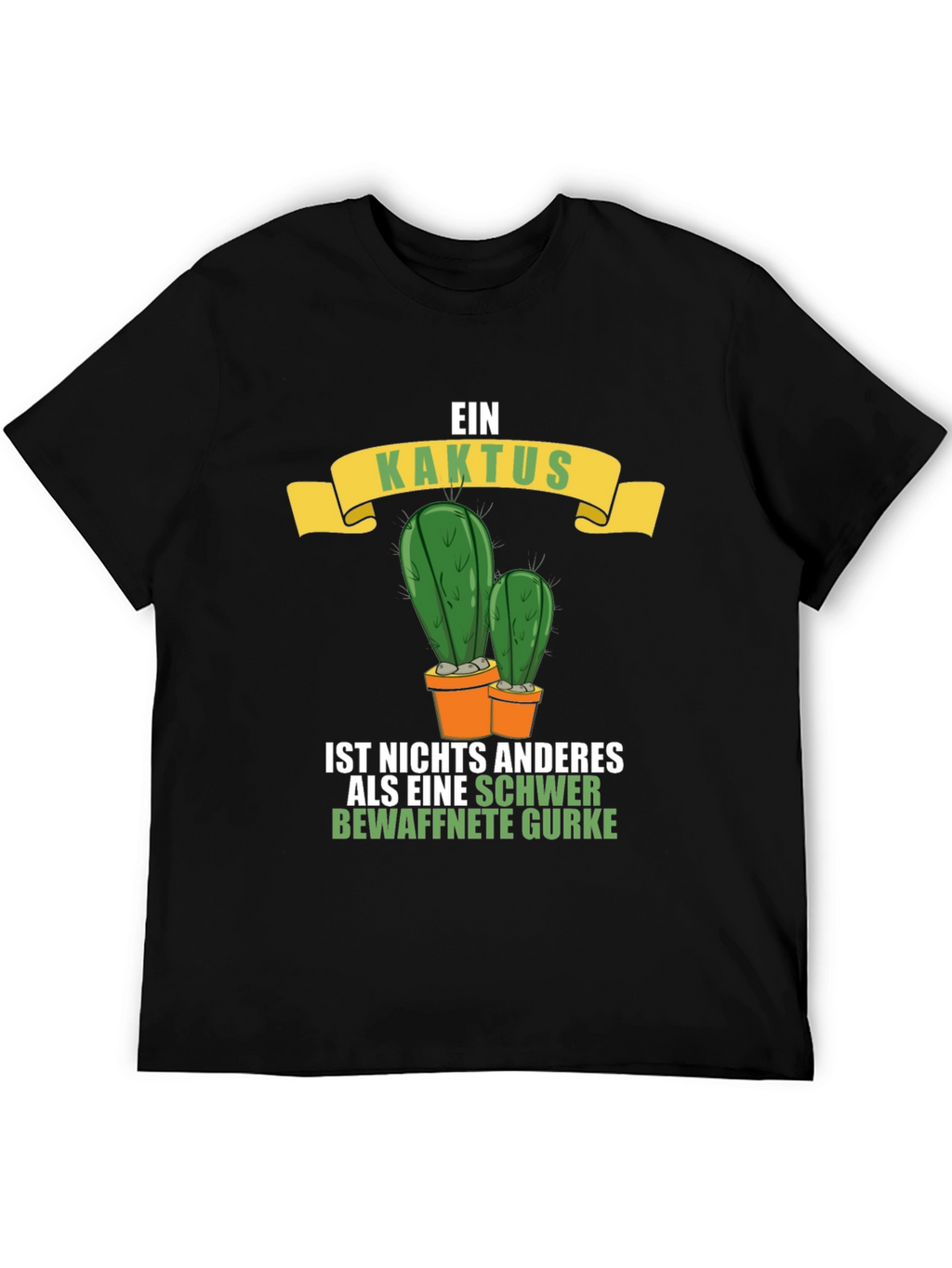 Ein Kaktus T-Shirt - Armed Cucumber Tee