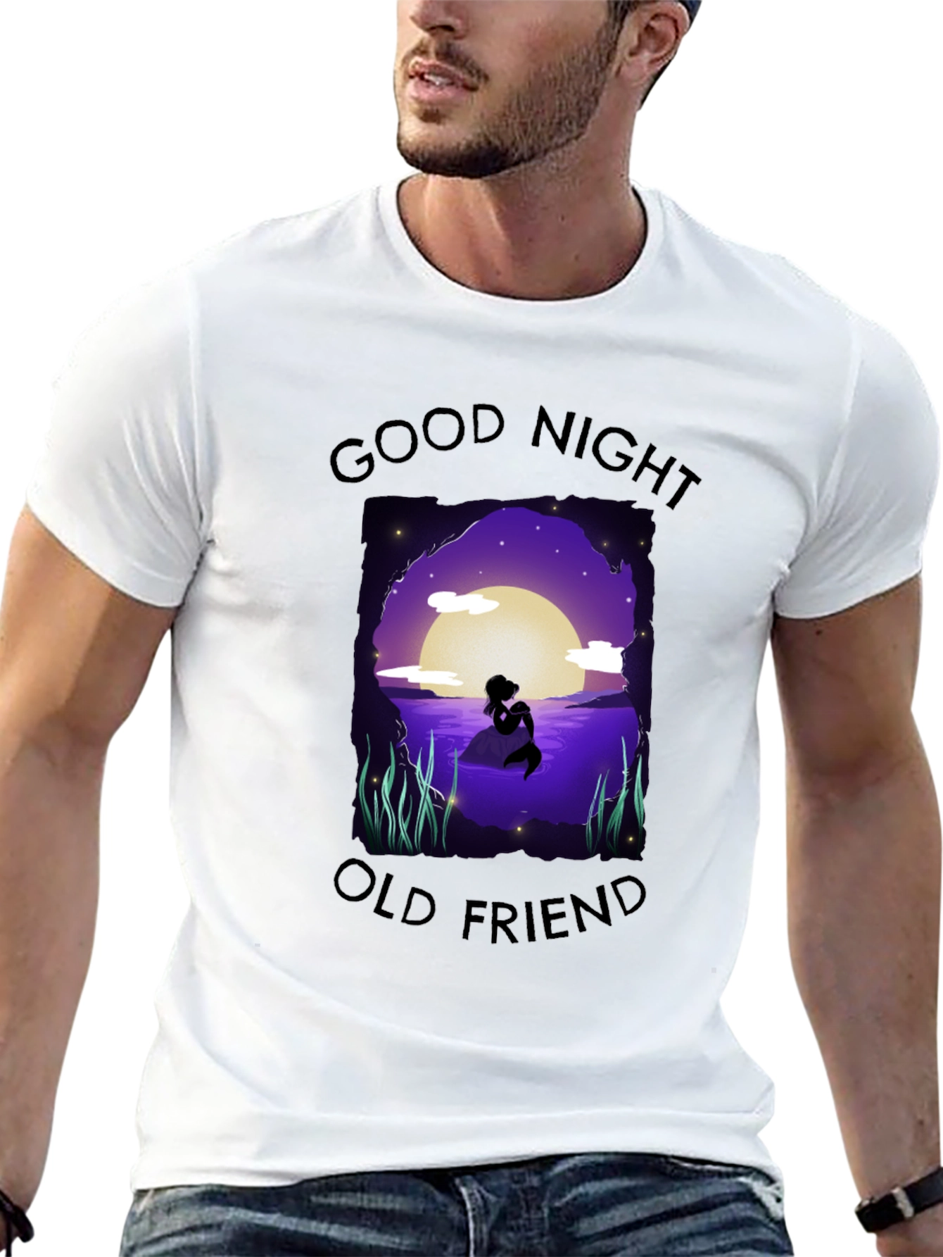 Good Night Old Friend Mermaid T-Shirt