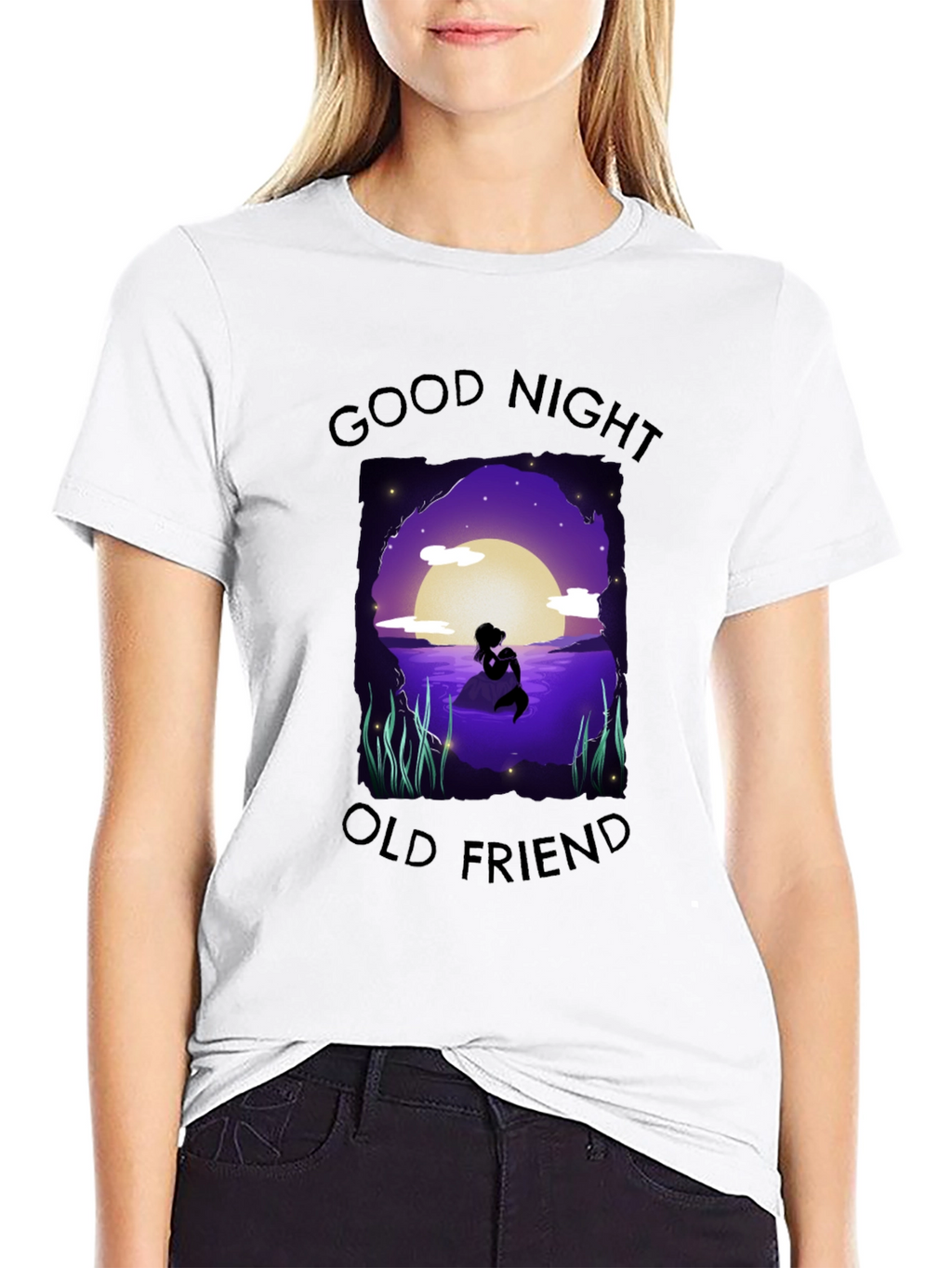 Good Night Old Friend Mermaid T-Shirt