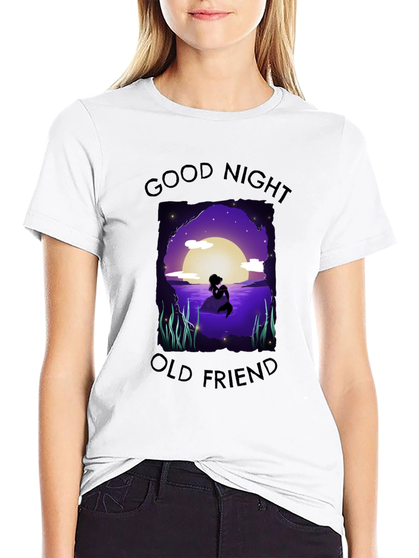 Good Night Old Friend Mermaid T-Shirt