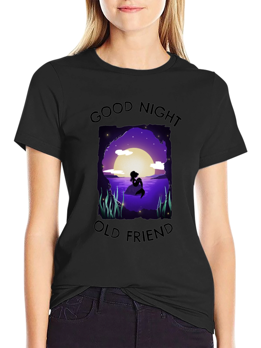 Good Night Old Friend Mermaid T-Shirt