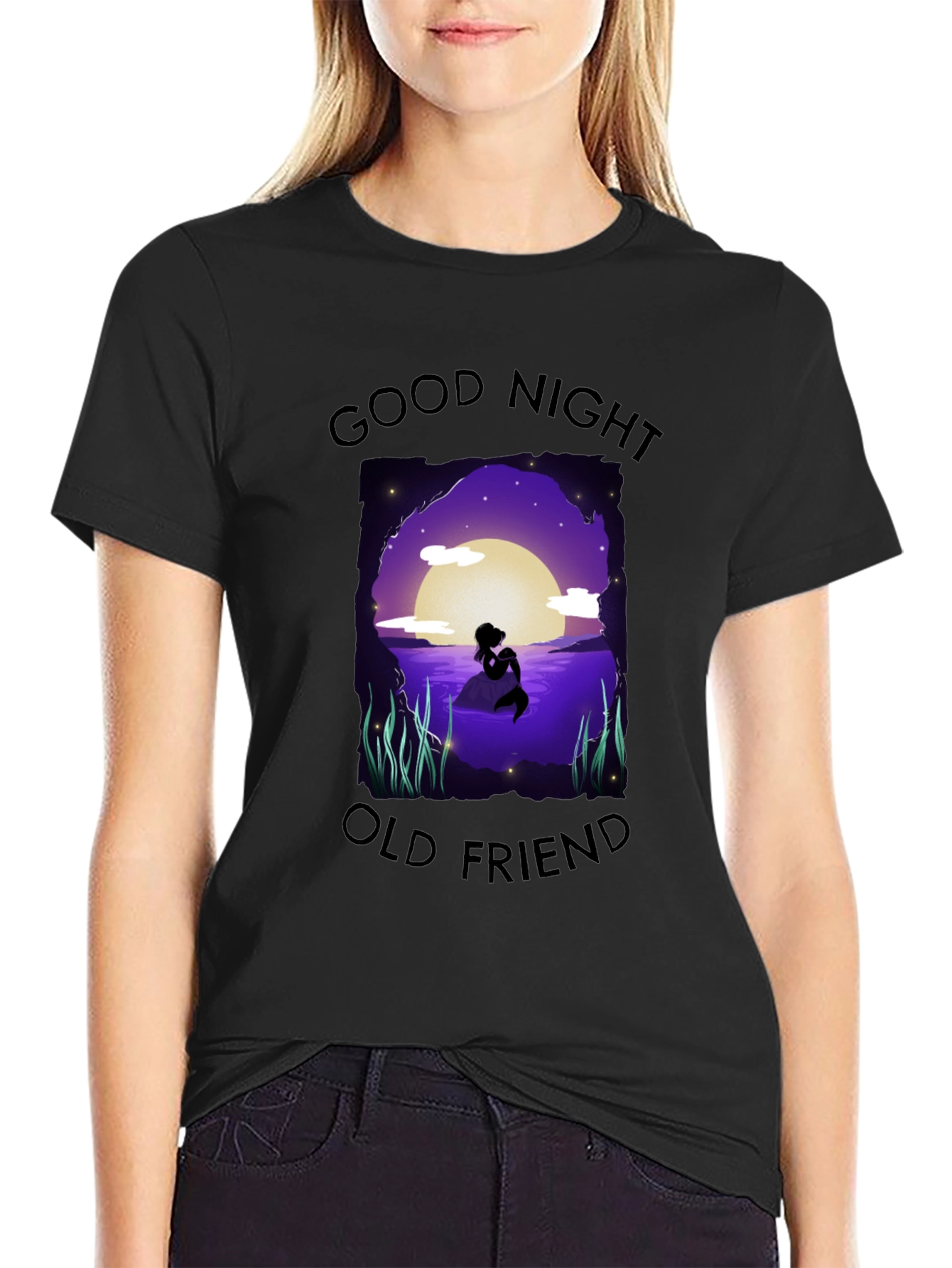 Good Night Old Friend Mermaid T-Shirt