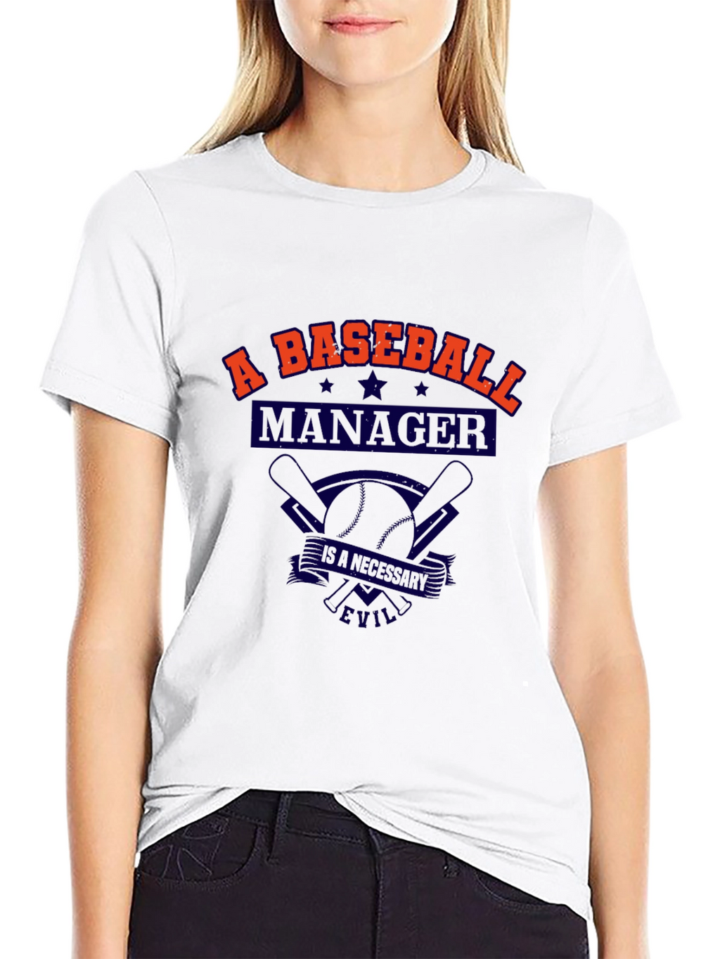 Baseball Manager T-Shirt - A Necessary Evil Tee