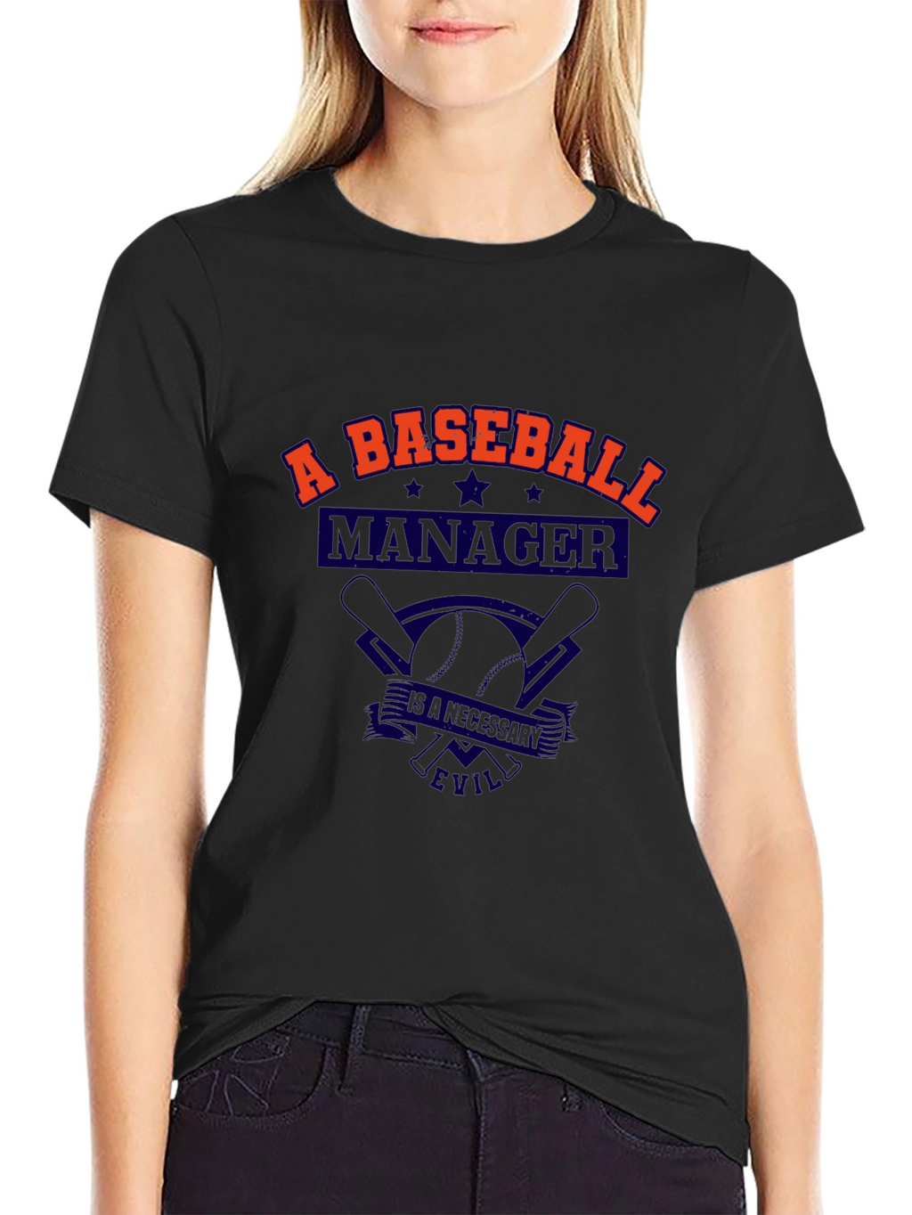 Baseball Manager T-Shirt - A Necessary Evil Tee