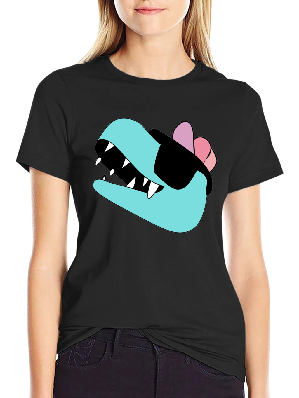 Cool Dino T-Shirt - Black Cotton Tee