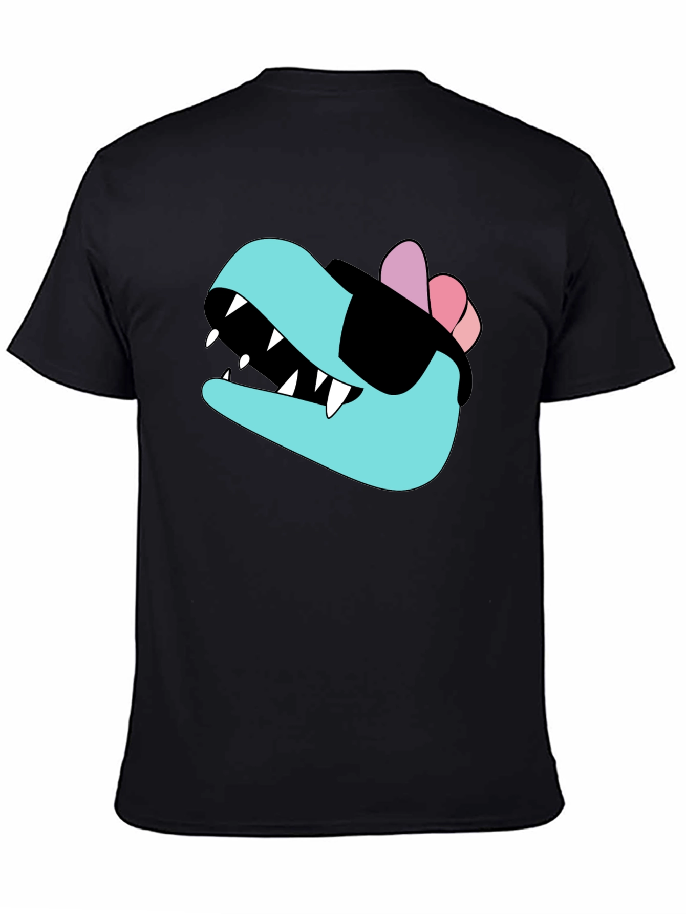 Cool Dino T-Shirt - Black Cotton Tee