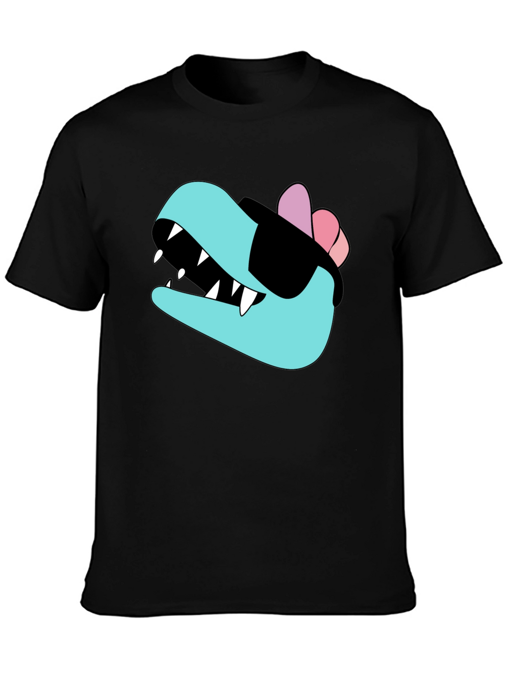 Cool Dino T-Shirt - Black Cotton Tee