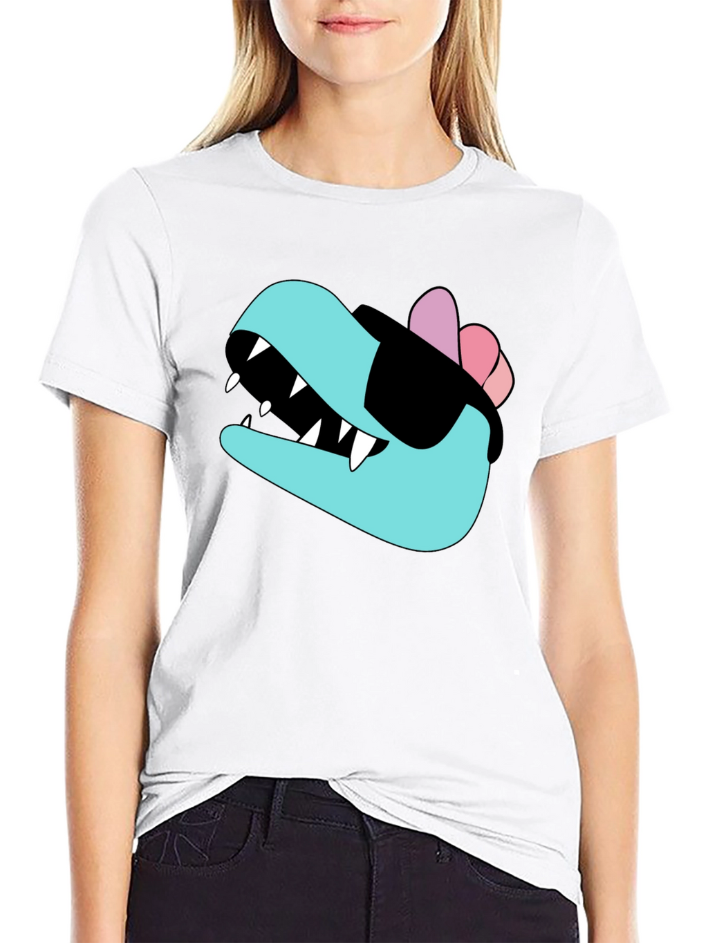 Cool Dino T-Shirt - Black Cotton Tee
