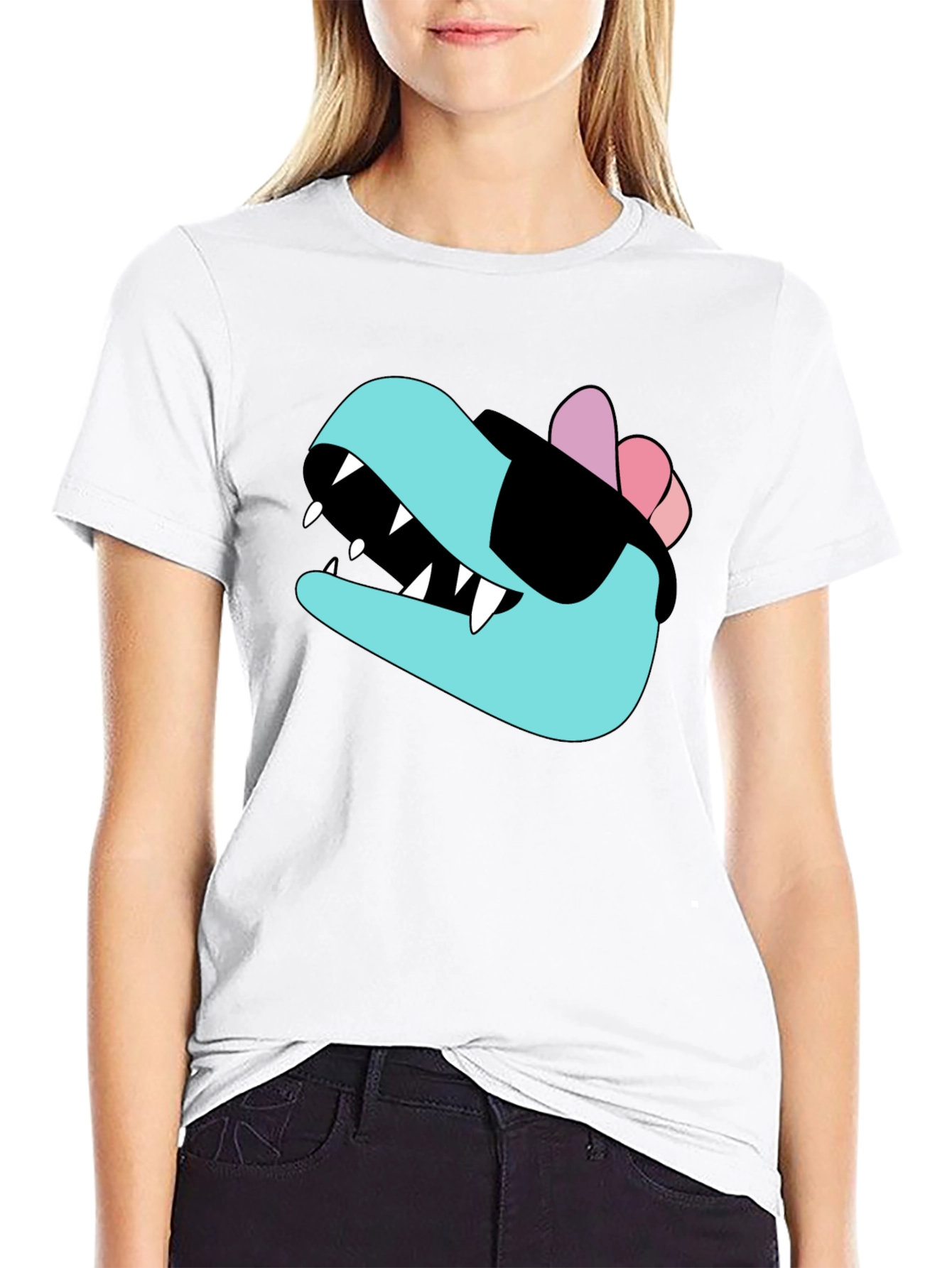 Cool Dino T-Shirt - Black Cotton Tee