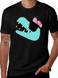 Cool Dino T-Shirt - Black Cotton Tee