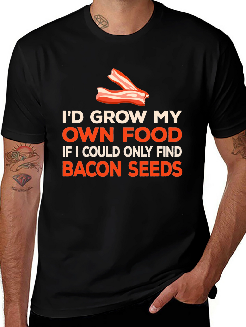 Bacon Seeds Graphic Tee