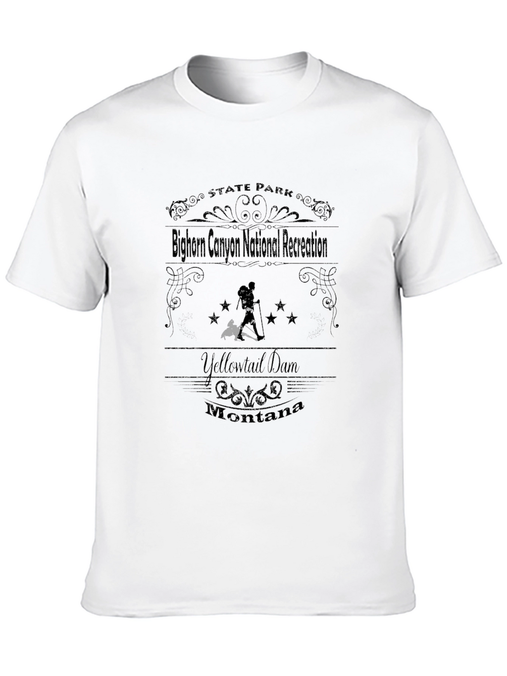 Bighorn Canyon National Recreation Black T-Shirt
