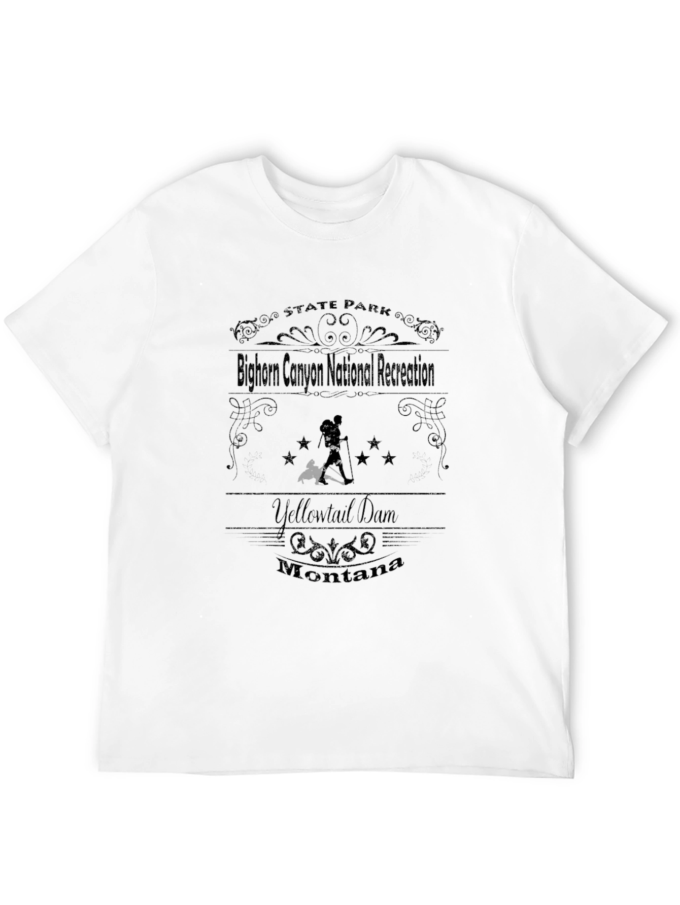Bighorn Canyon National Recreation Black T-Shirt