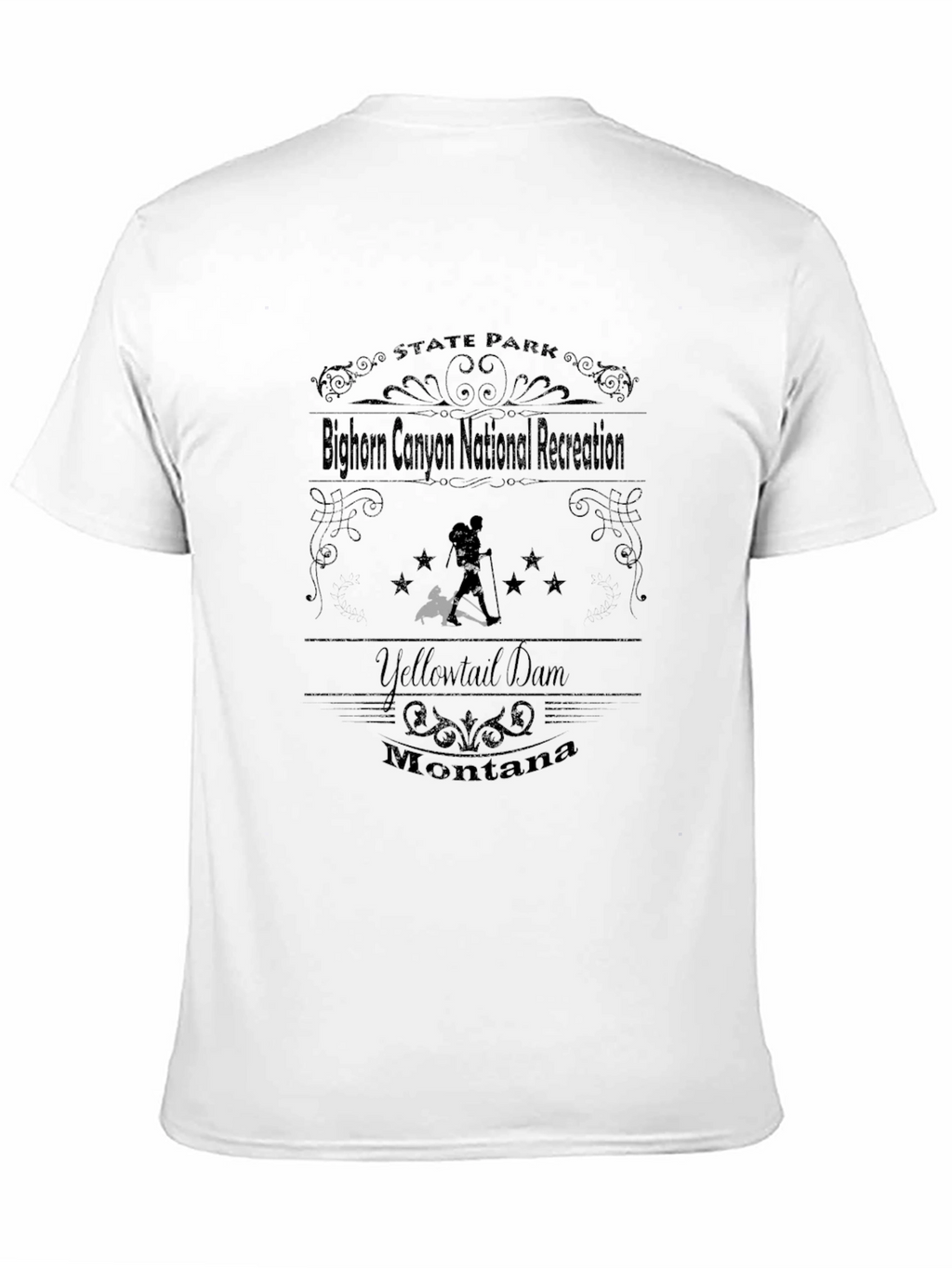 Bighorn Canyon National Recreation Black T-Shirt