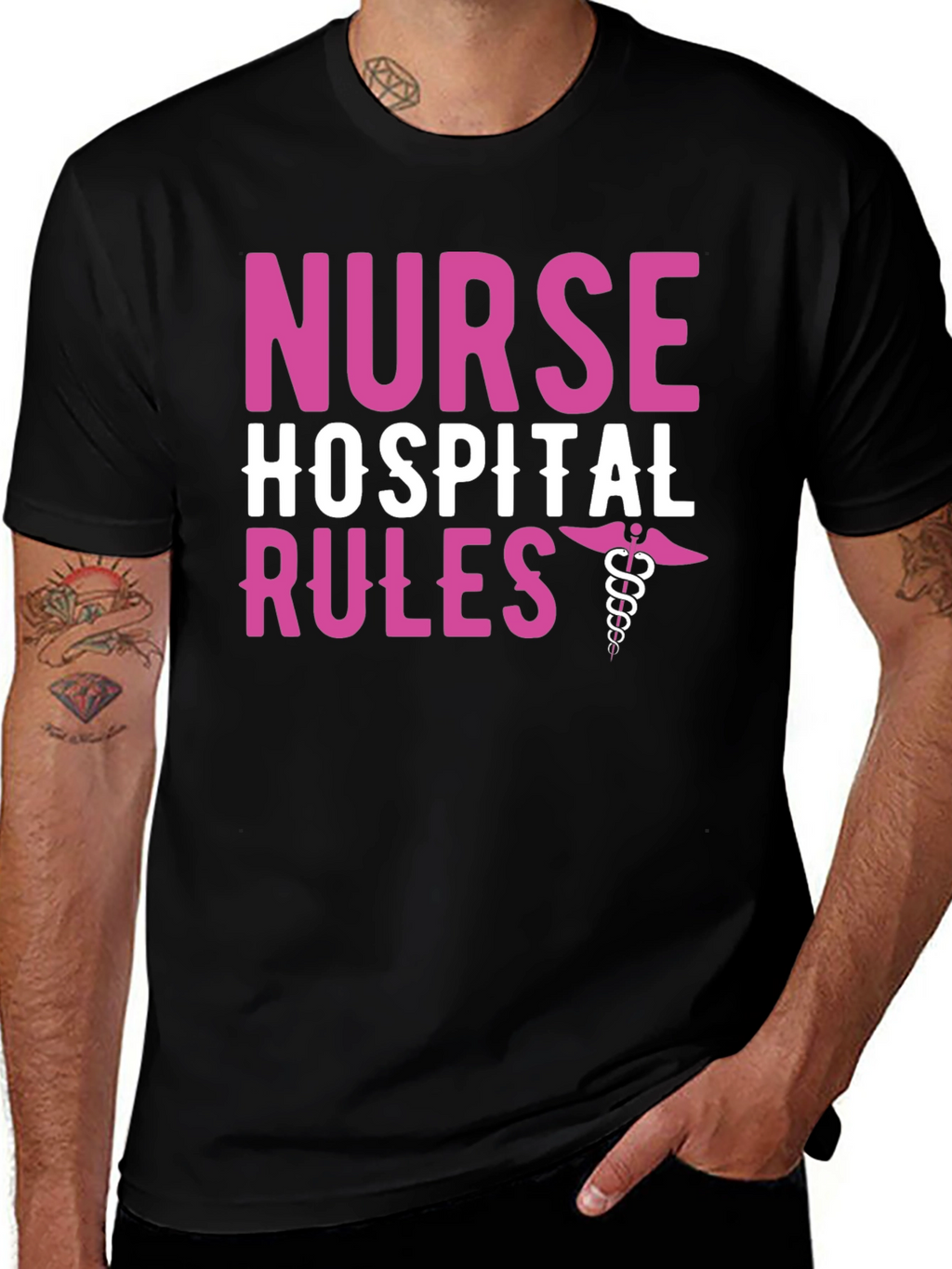 Nurse Hospital Rules Graphic Tee
