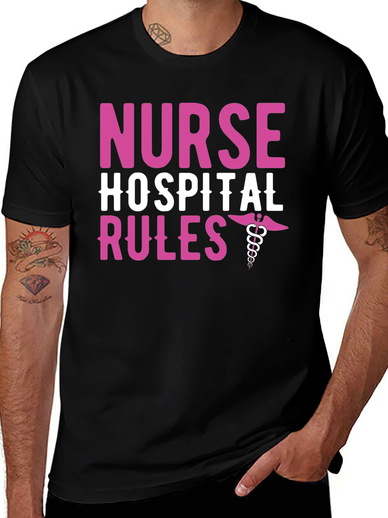 Nurse Hospital Rules Graphic Tee