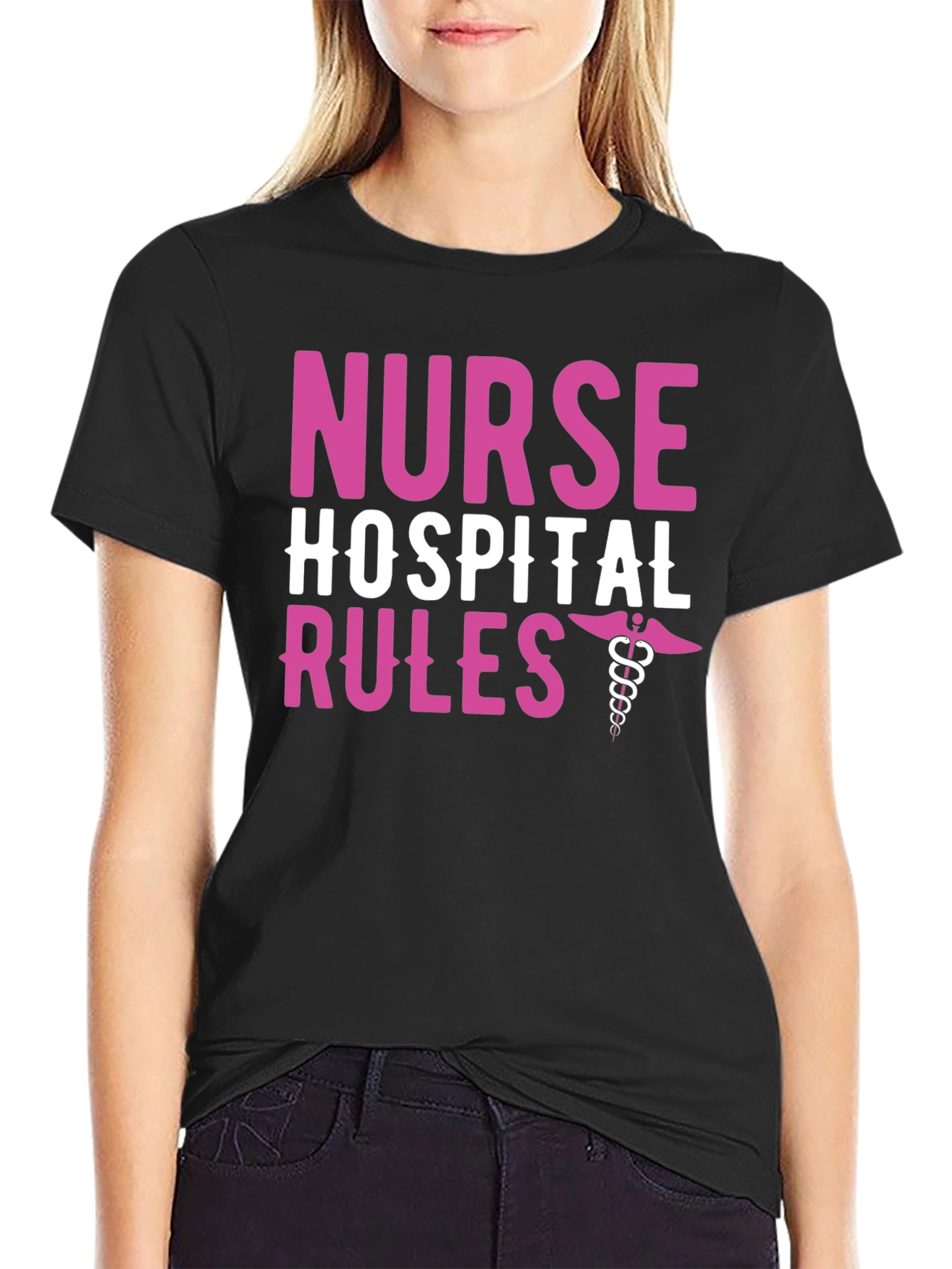 Nurse Hospital Rules Graphic Tee