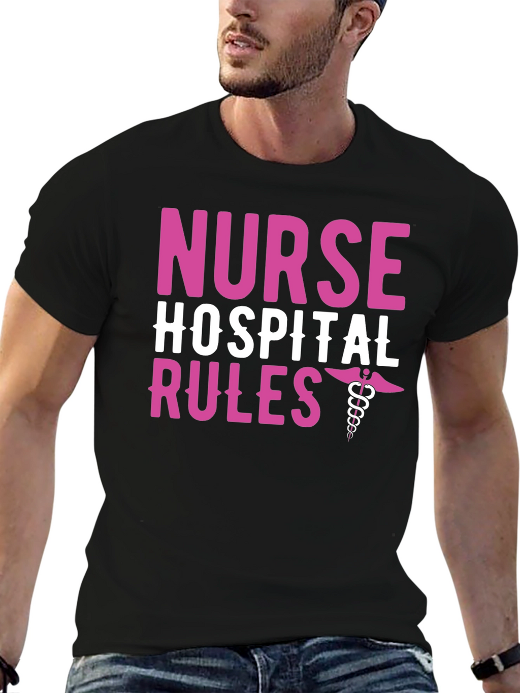 Nurse Hospital Rules Graphic Tee