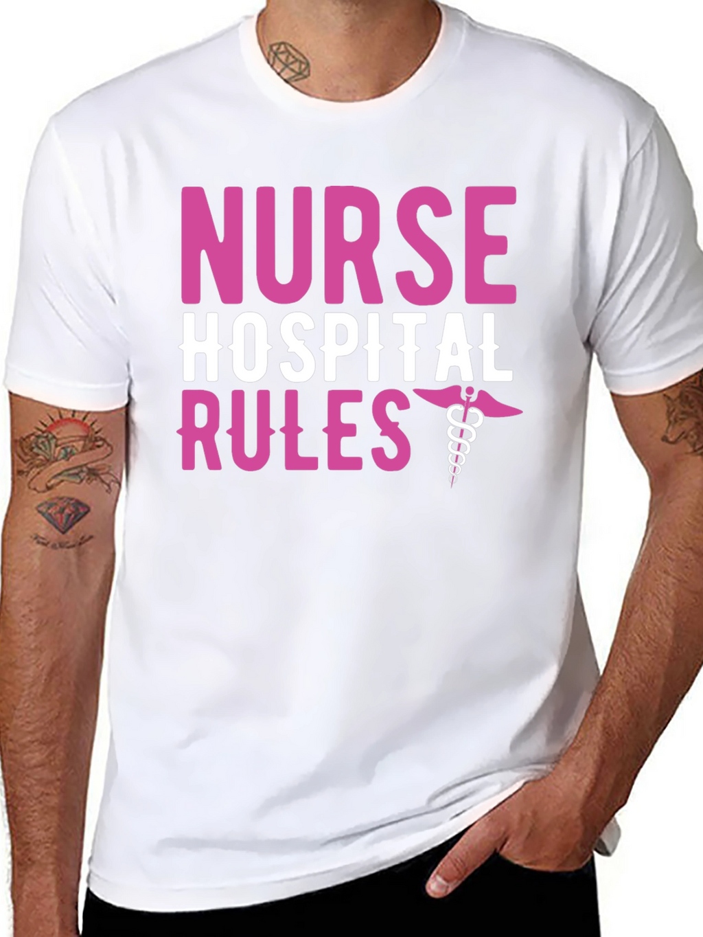 Nurse Hospital Rules Graphic Tee