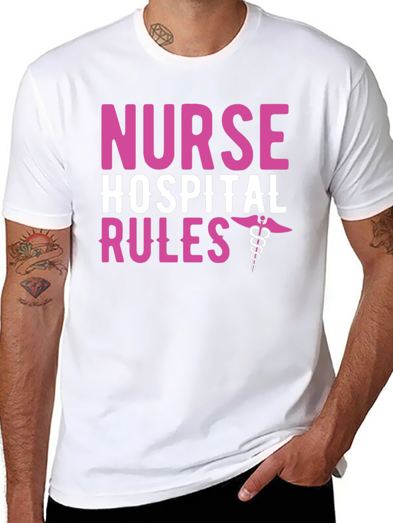 Nurse Hospital Rules Graphic Tee