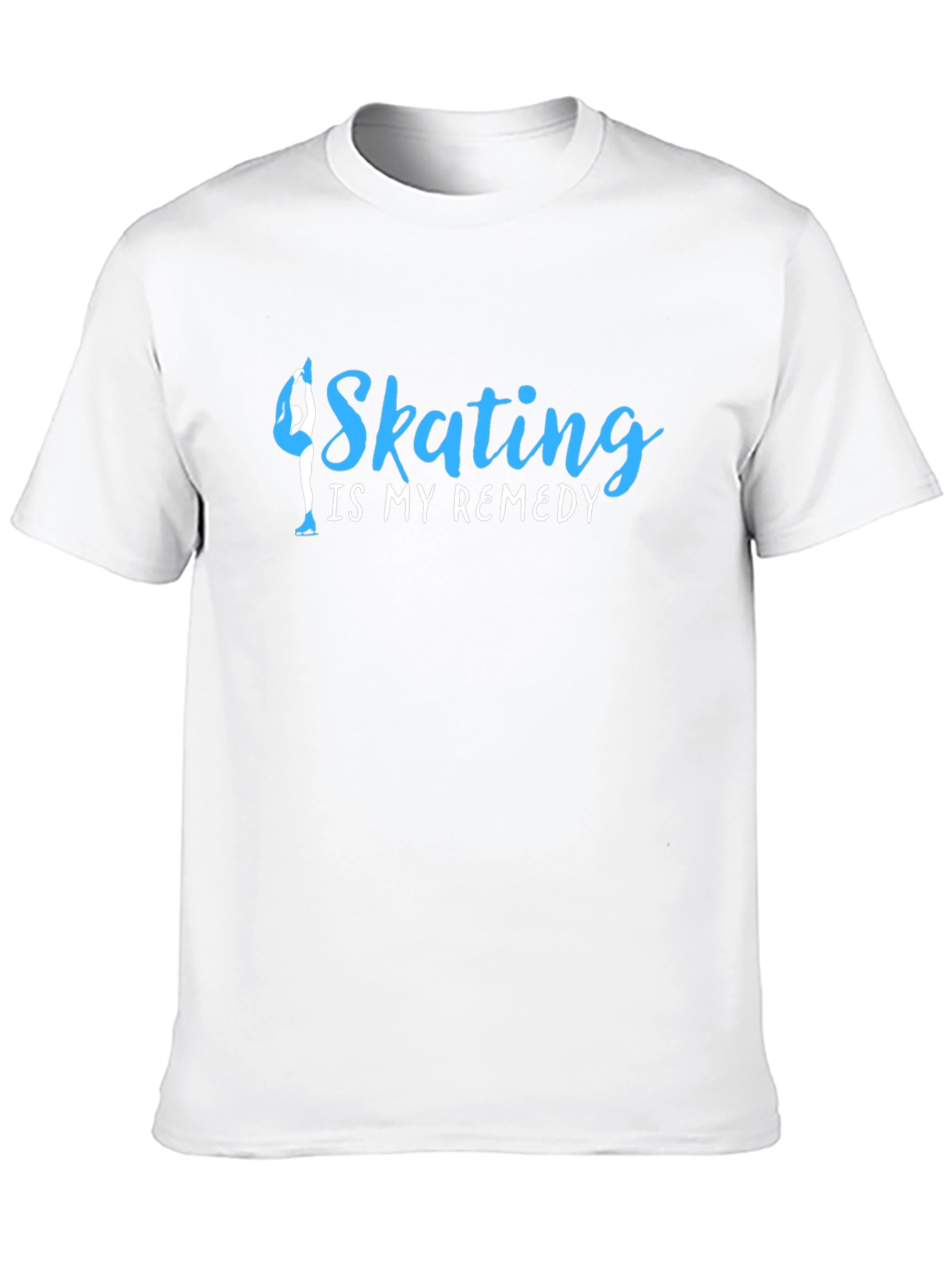 Skating Is My Remedy Black T-Shirt
