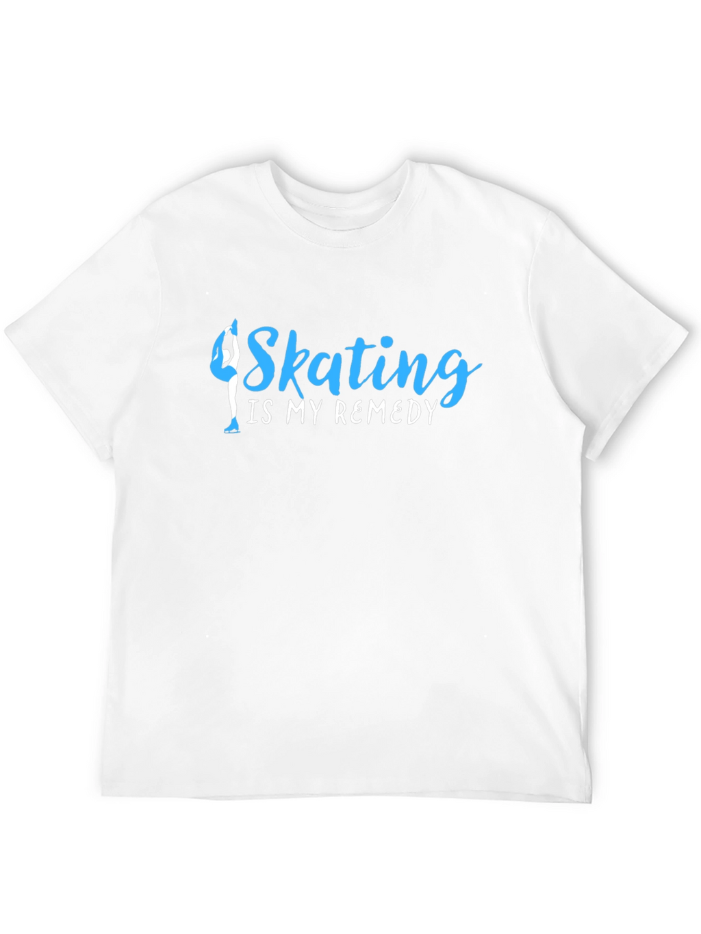 Skating Is My Remedy Black T-Shirt