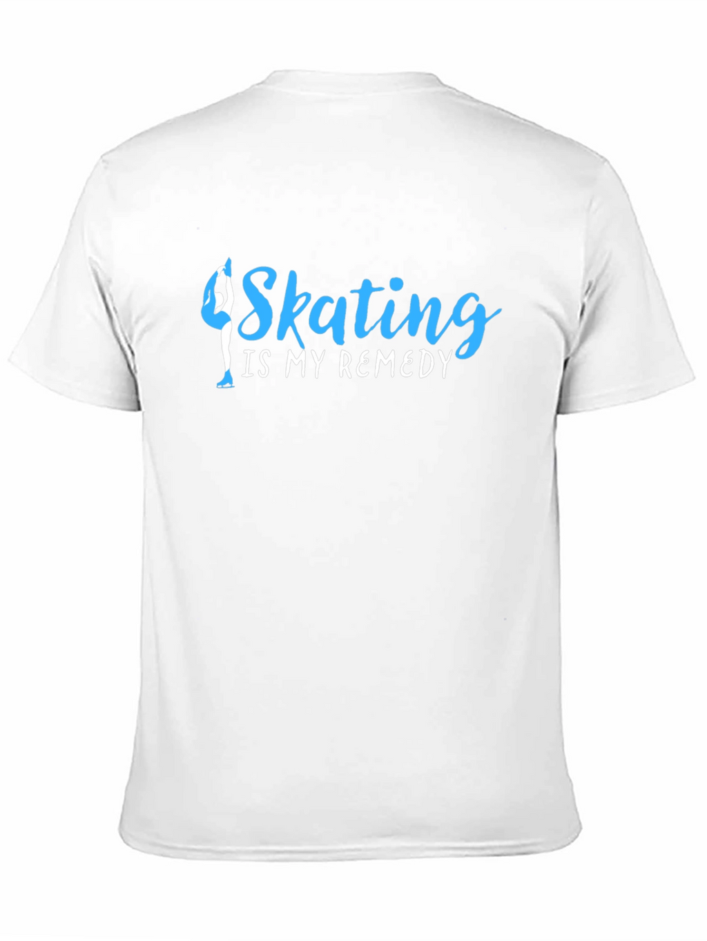 Skating Is My Remedy Black T-Shirt
