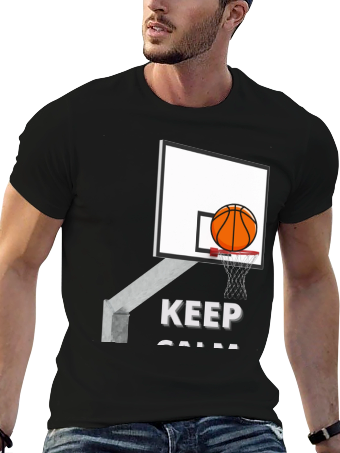 Keep Calm Basketball T-Shirt