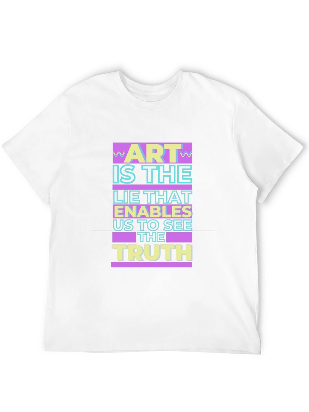 Art Is The Lie T-Shirt - Stylish Graphic Tee