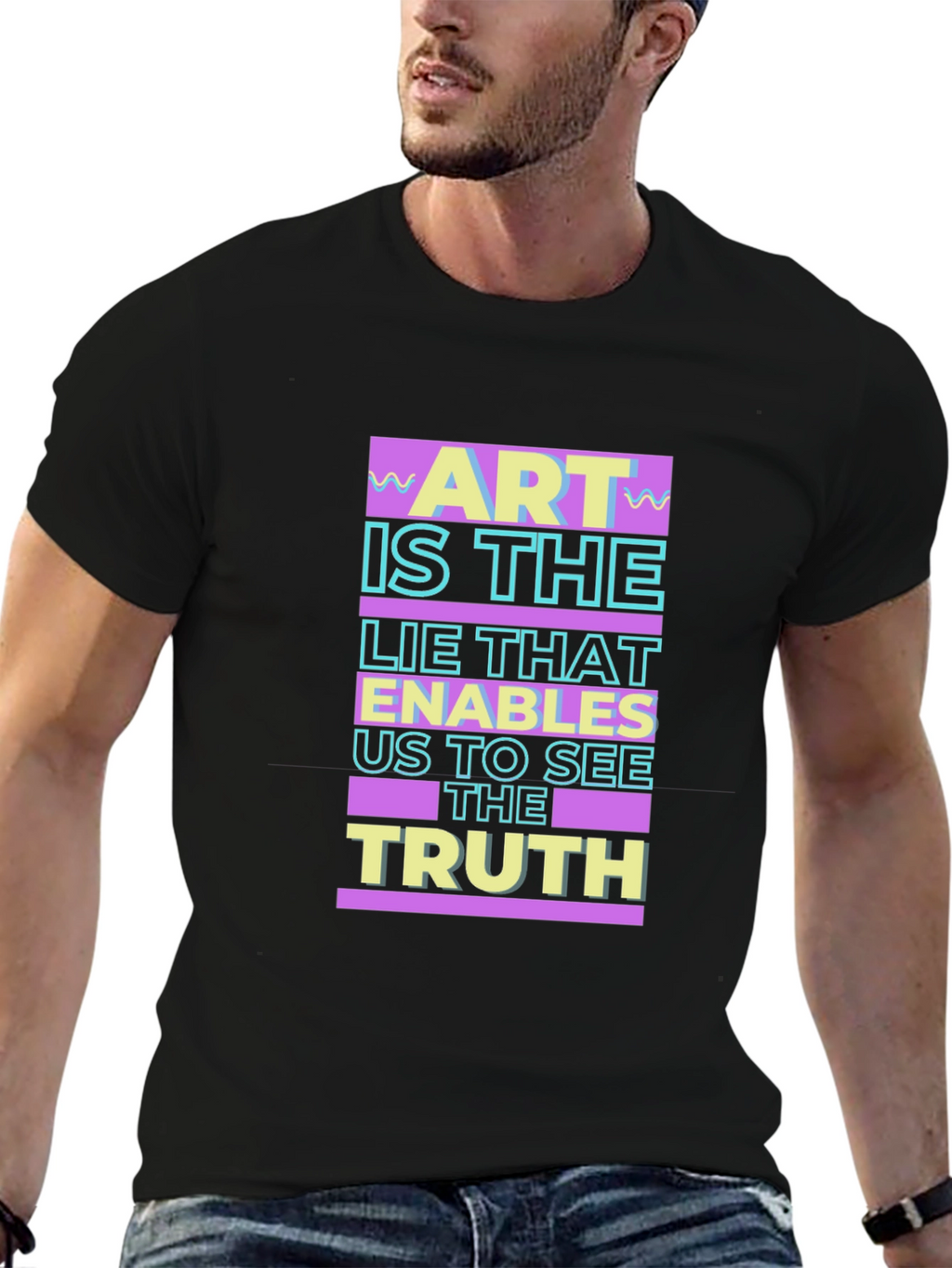 Art Is The Lie T-Shirt - Stylish Graphic Tee