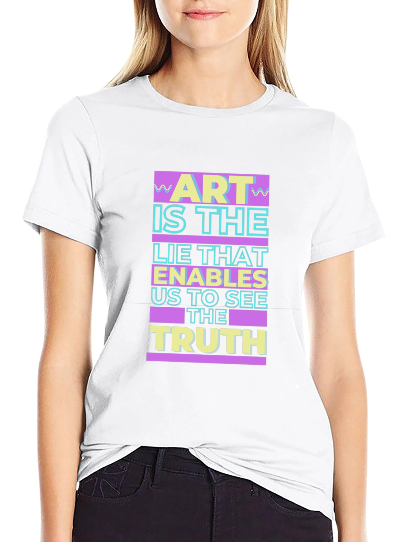 Art Is The Lie T-Shirt - Stylish Graphic Tee